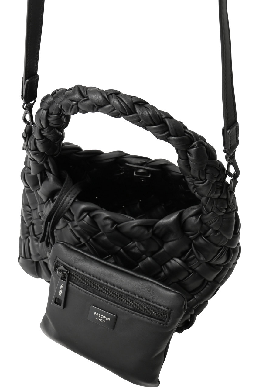 FALORNI(ファロルニ)｜ポーチ付きイントレチャート2wayハンドバッグ