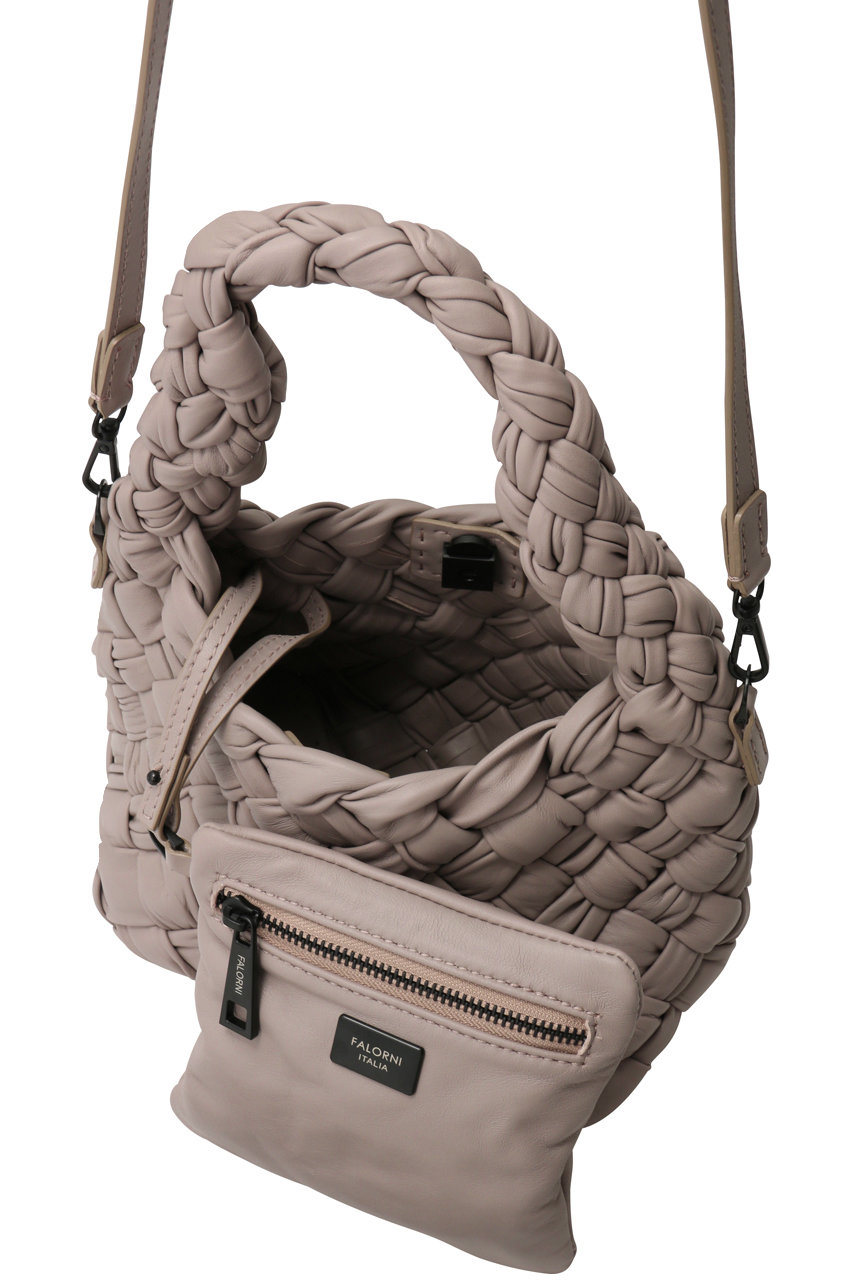 FALORNI ITALY イントレチャート ハンドバッグ 2way