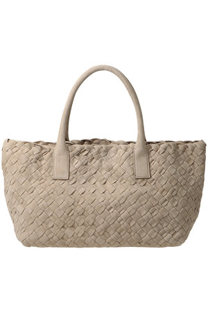 ファロルニ/FALORNIのインバッグ付きイントレチャートスエードトートバッグ(120200/120201)