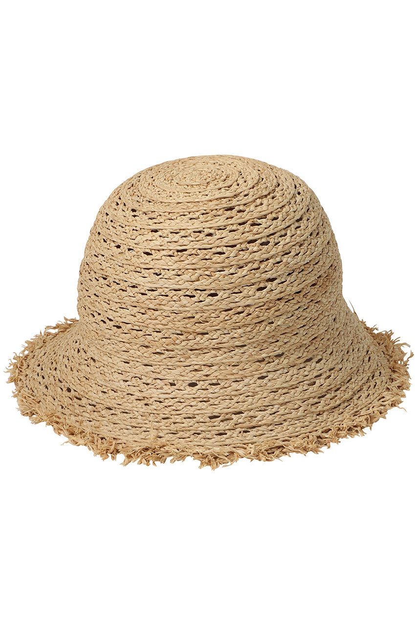 mature ha. ラフィアメッシュブレードハット (ナチュラル×ブラック, F) マチュアーハ ELLE SHOP mature ha. ラフィアメッシュブレードハット (ナチュラル×ブラック, F) マチュアーハ ELLE SHOP