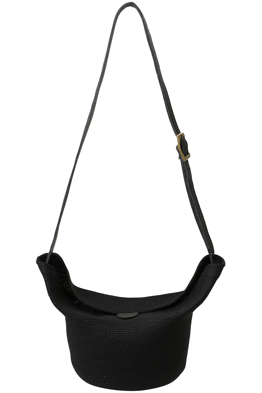 マチュアーハ/mature ha.のペーパーアバカブレイドバッグ(small shoulder)(ブラック×ブラック/MBOX-700BGSS)