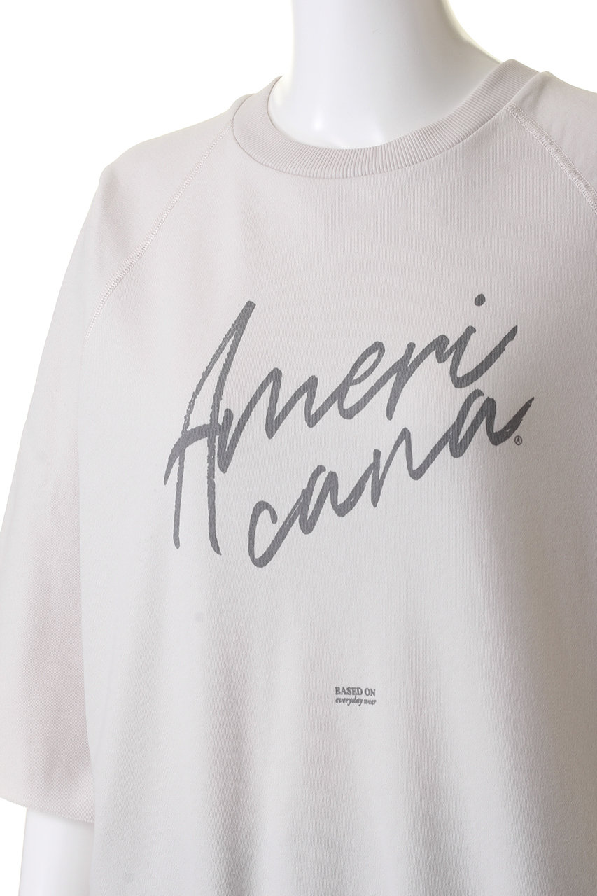 Americana(アメリカーナ)｜【ELLESHOP限定】カットオフスリーブ ロゴ