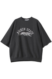 今季完売ELLE SHOP限定　カットオフスリーブ ロゴスウェット　アメリカーナ Americana(アメリカーナ)｜【ELLE SHOP限定】カットオフスリーブ
