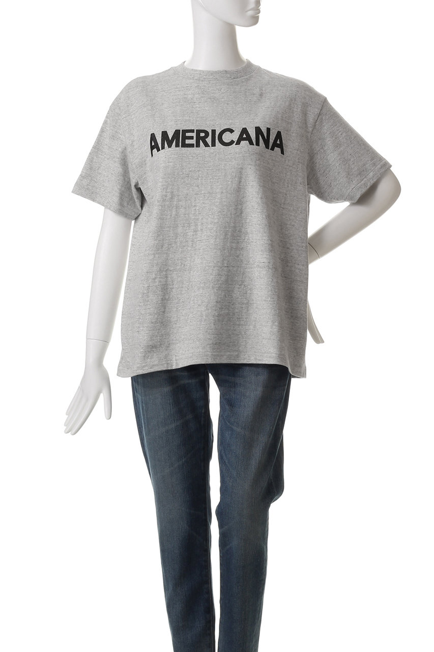 AMERICANA - AMERICANA×MMN別注16ラフィー天竺デザインロゴT