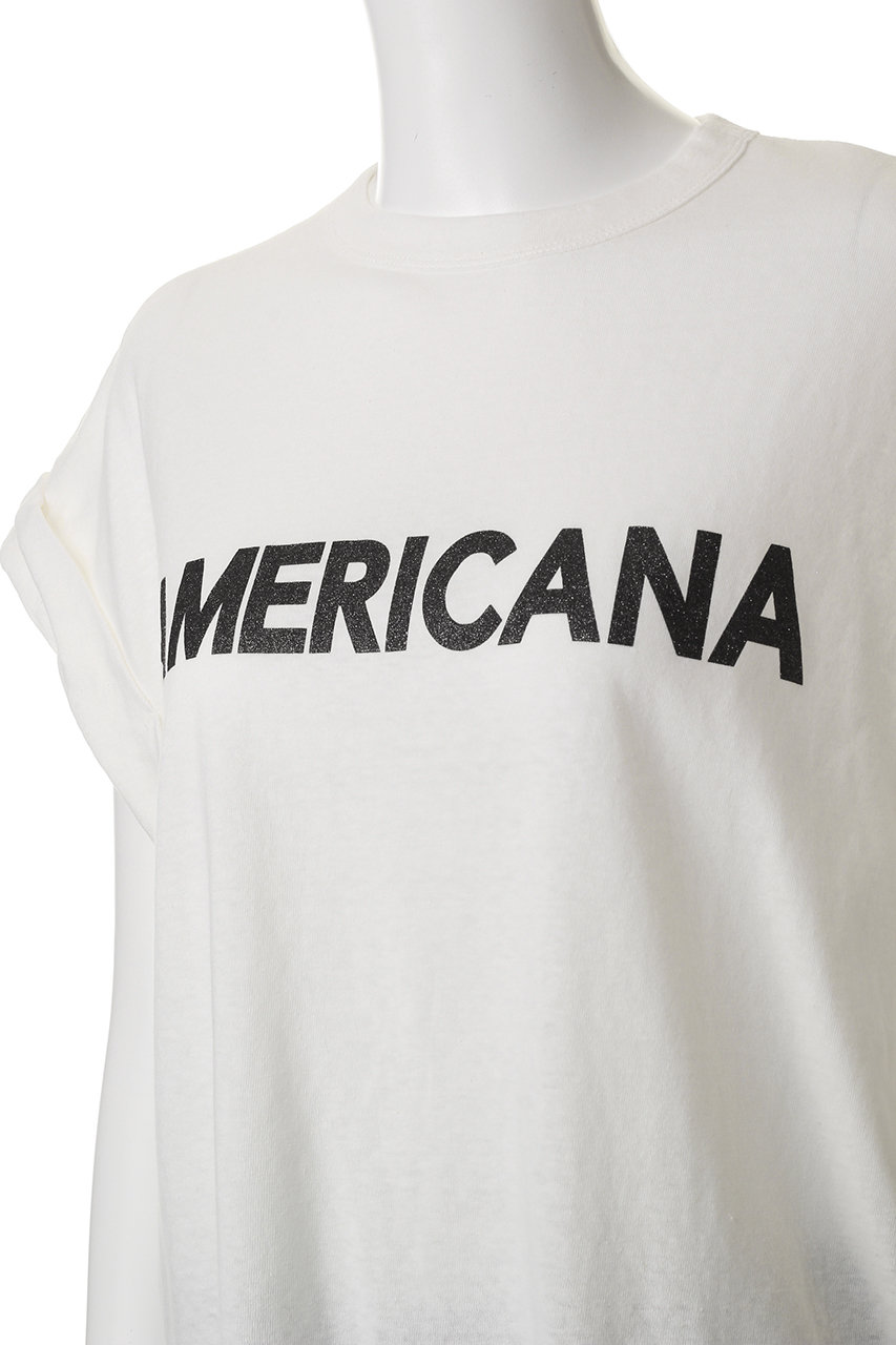 AMERICANA - AMERICANA×MMN別注16ラフィー天竺デザインロゴT