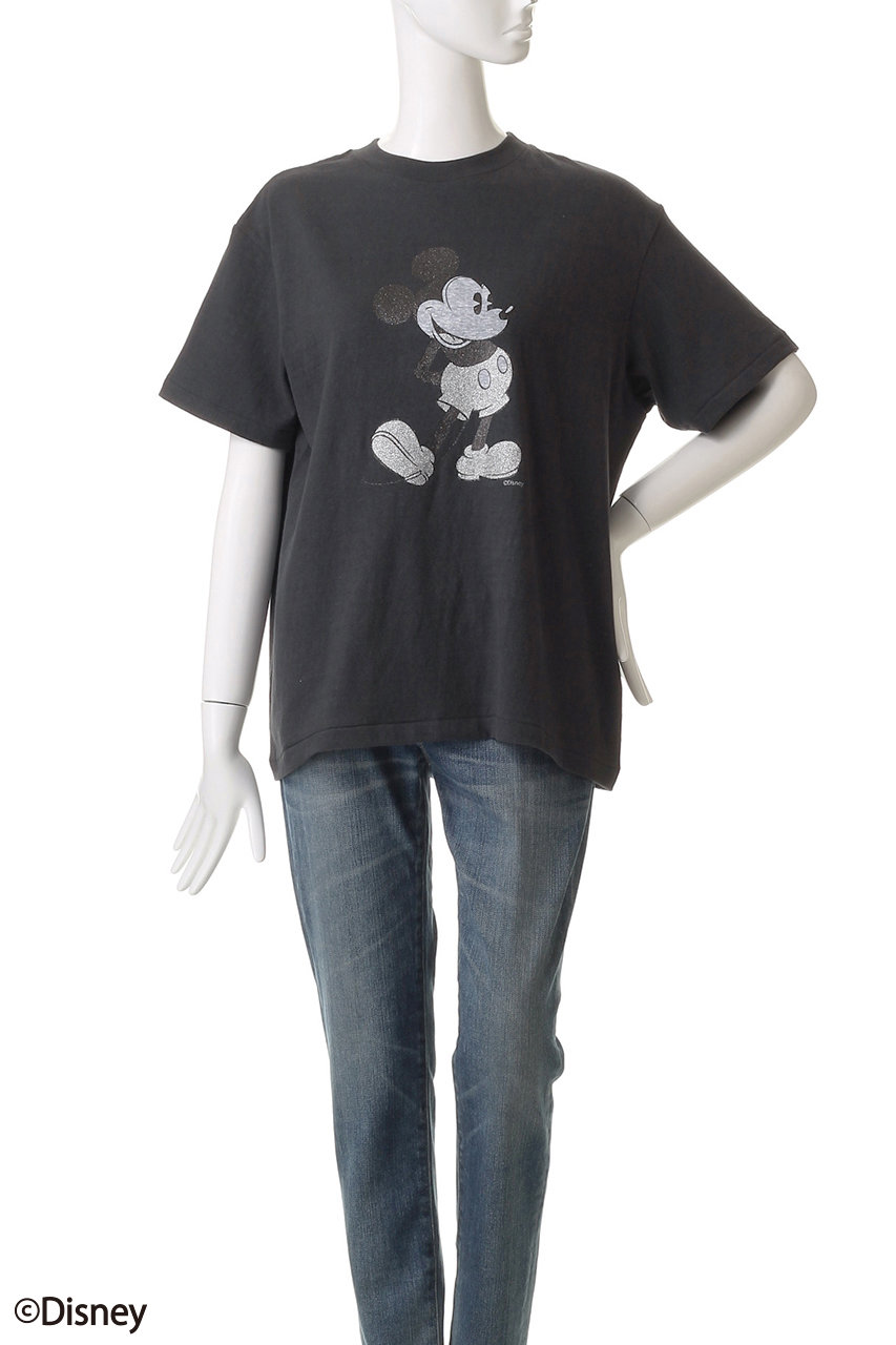 ★Americana×MICANA★スミクロT★ Americana(アメリカーナ)｜Mickey / ショートスリーブTシャツ