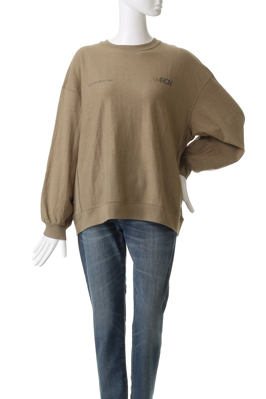 Americana(アメリカーナ)｜リヴァースウィーブロングスリーブTシャツ