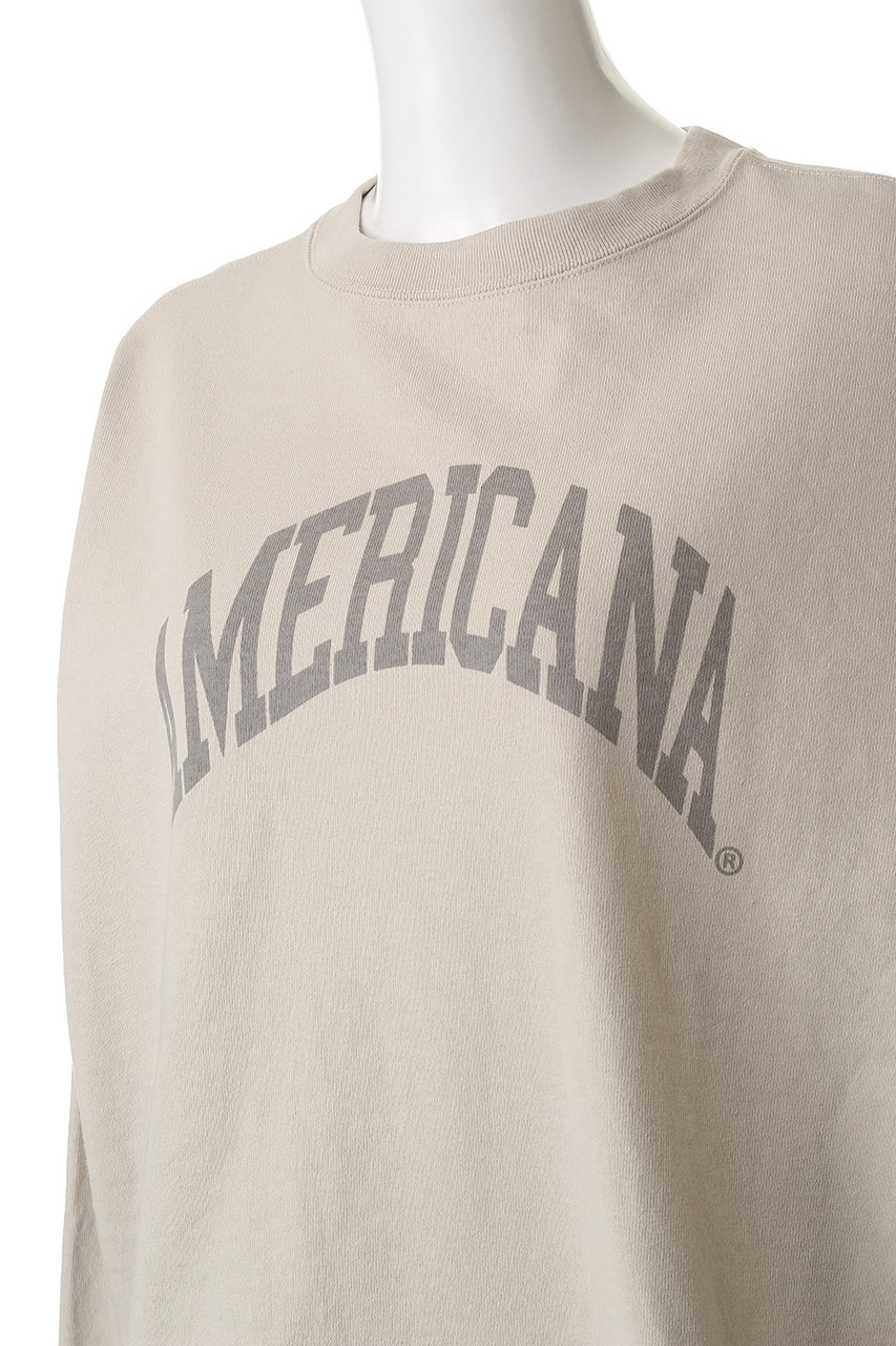 【jcs0211】AMERICANA ロングカットソー　アメリカーナ AMERICANA（アメリカーナ） tシャツ 「Americana」ロゴ ロングスリーブ