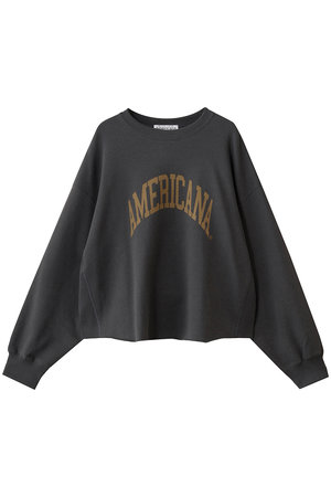 タグ付♪アメリカーナ AMERICANAシャツ 長袖 ロゴ刺繍 黒 pf2 タグ付♪アメリカーナ AMERICANAシャツ 長袖 ロゴ刺繍 黒 pf2