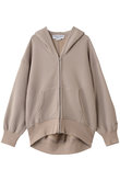 【ELLE SHOP限定】ゴールドジップ フード パーカー