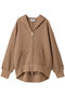 【ELLE SHOP限定】ゴールドジップ フード パーカー アメリカーナ/Americana モカ