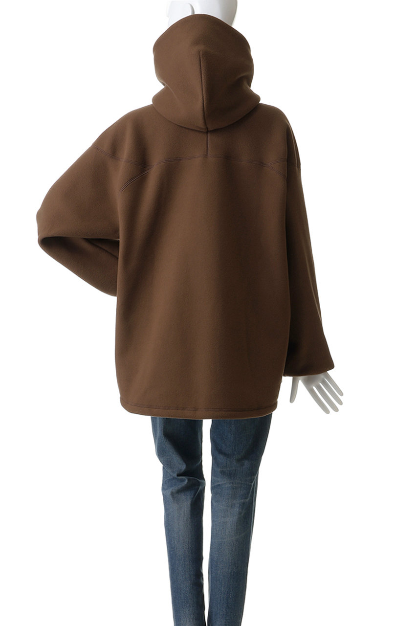 Americana(アメリカーナ)｜フリースフルジップフーディー/ブラウン の