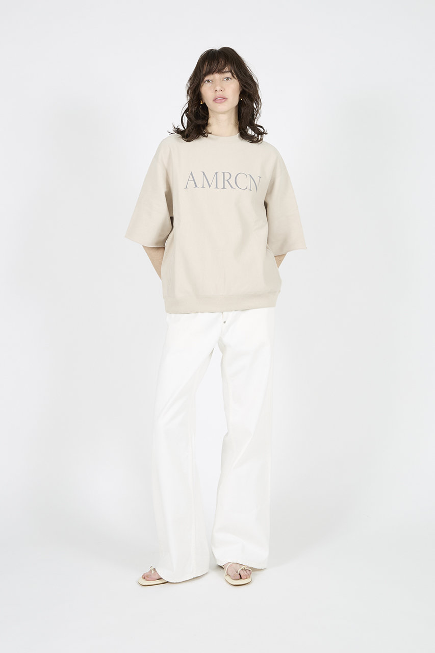 Americana(アメリカーナ)｜【ELLE SHOP限定】ハーフスリーブスウェット