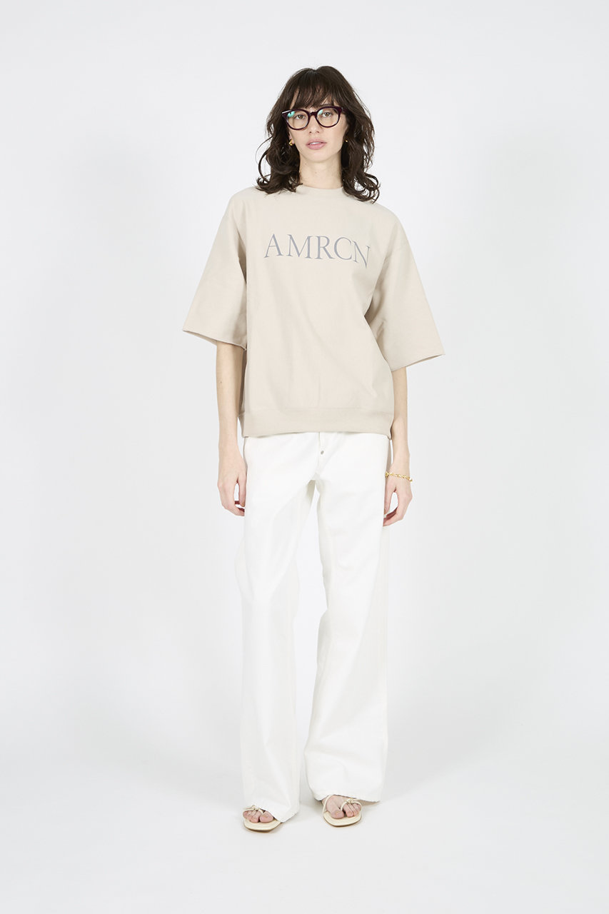 【AMERICANA/アメリカーナ】 HALF SLEEVE SWEAT AMERICANA/アメリカーナ】 HALF SLEEVE SWEAT（スウェット）｜L