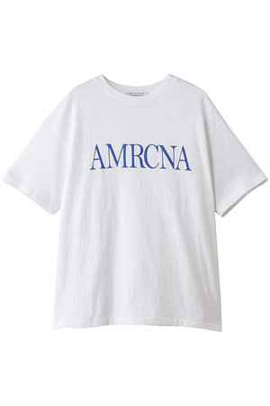 アメリカーナ/Americanaのラフィー丸胴プリントTシャツ(110100/110102)