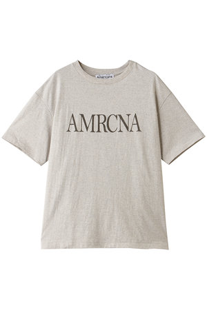 アメリカーナ/Americanaのラフィー丸胴プリントTシャツ