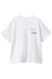 Americana(アメリカーナ)｜ラフィー丸胴プリントTシャツ/ホワイト の