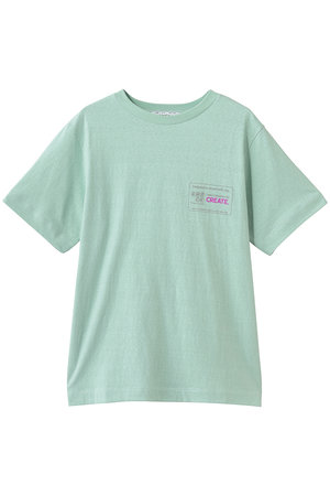 アメリカーナ/Americanaのラフィー丸胴プリントTシャツ(110100/110102)