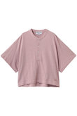 ヘンリーネックワイドTシャツ
