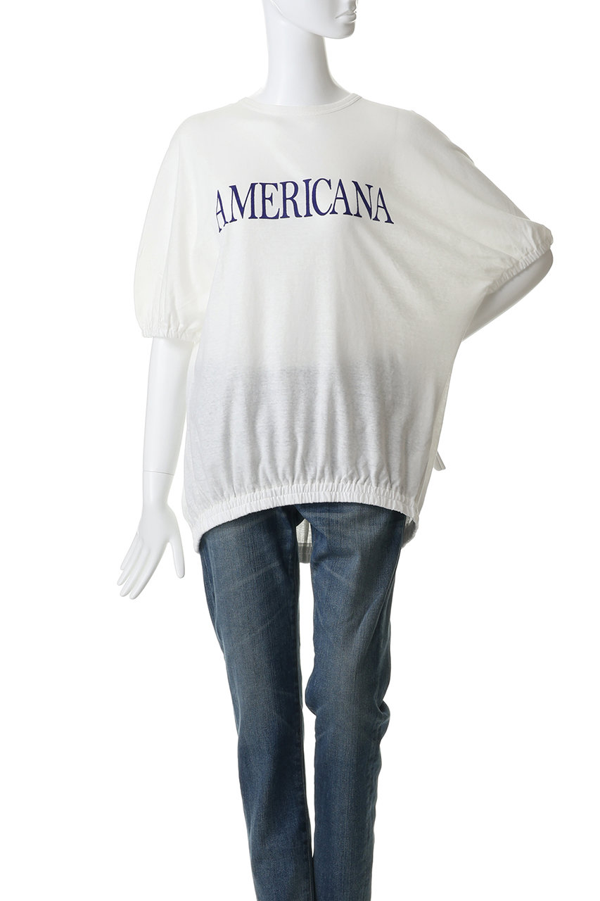今期完売新品タグ付き アメリカーナTシャツ ホワイト AMERICANA（Tシャツ(半袖/袖なし)）のフリマアイテム一覧