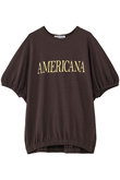 Americana(アメリカーナ)｜ボックスプリーツTシャツ/ホワイト の通販