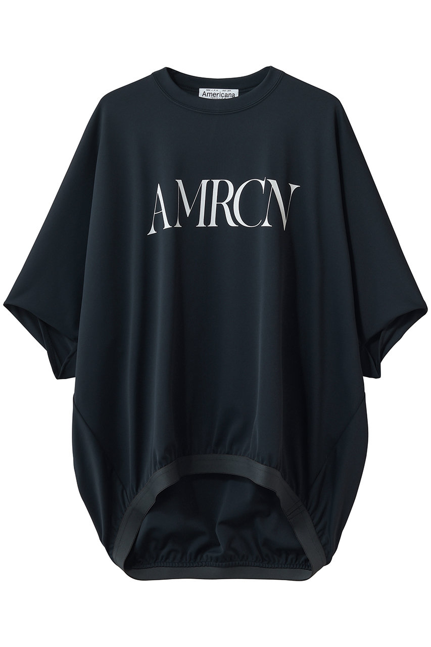 アメリカーナ/Americanaの裾ゴムプルオーバー(ダークネイビー/BRF-M-810A)