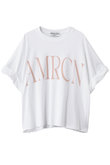 クロップドワイドロールアップTシャツ
