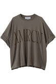 クロップドワイドロールアップTシャツ