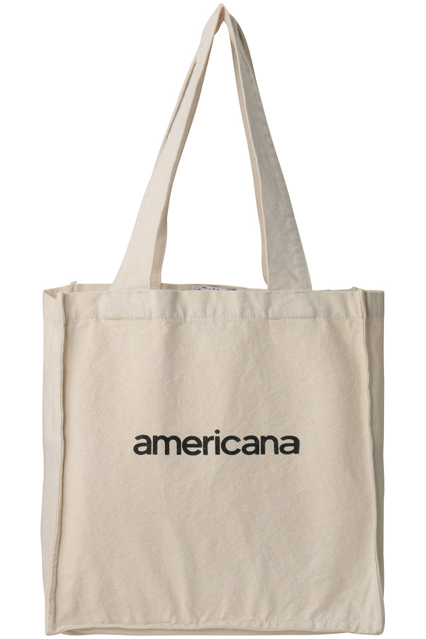 アメリカーナ/Americanaのケーキトートバッグハードウォッシュ(生成り/RFT-S-010/1)