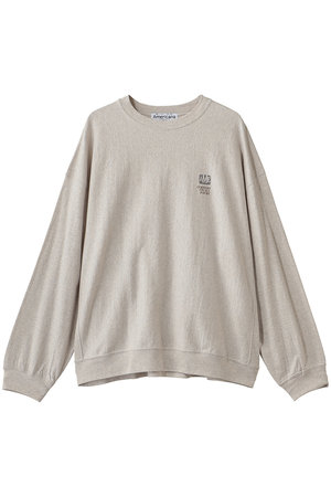 アメリカーナ/AmericanaのリヴァースウィーブロングスリーブTシャツ