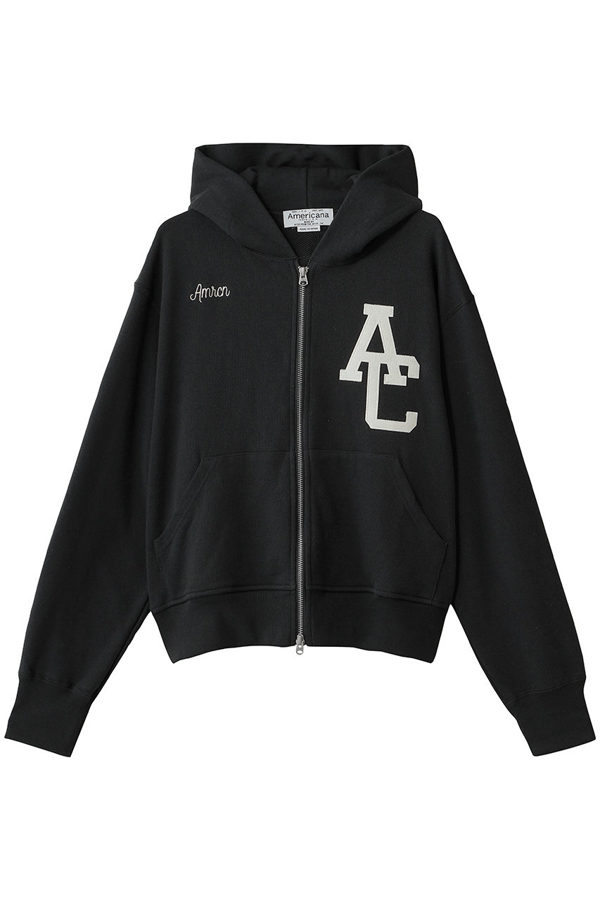 Americana フルジップフーディー (スミクロ, M) アメリカーナ ELLE SHOP