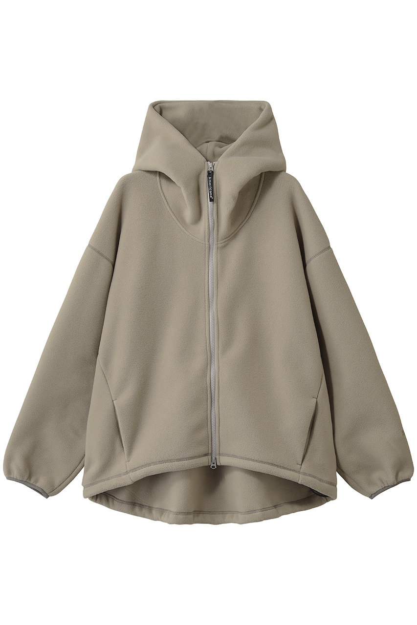 アメリカーナ/Americanaの【予約販売】フリースフルジップフーディー(グレージュ/BRF-842A/BRF-842A ELLE)