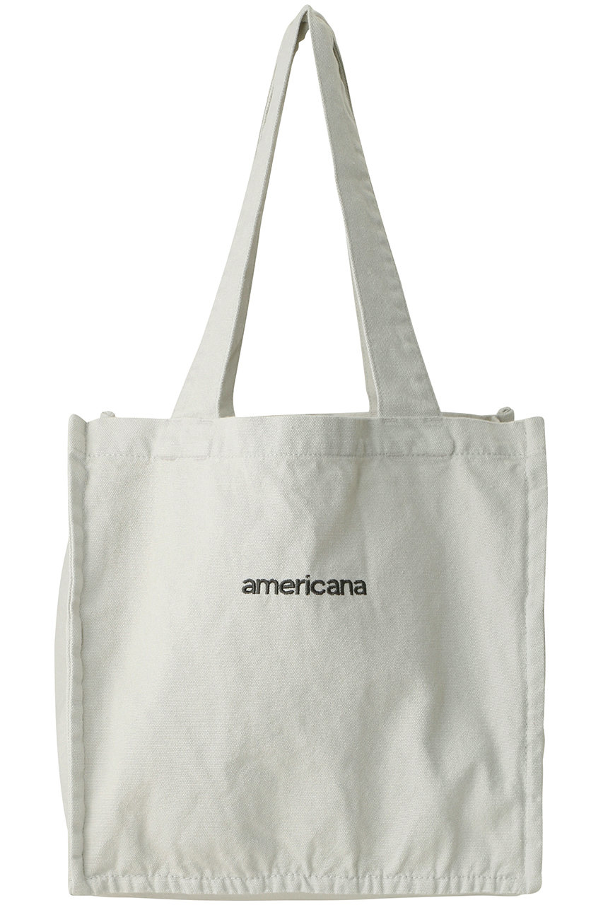 アメリカーナ/Americanaの【ELLE SHOP限定】ケーキトートバッグハードウォッシュ(ライトグレー/RFT-S-010 ELLE)
