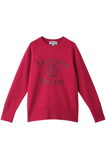 Americana アメリカーナ 【ELLE SHOP別注】スウェットプルオーバー ワイン