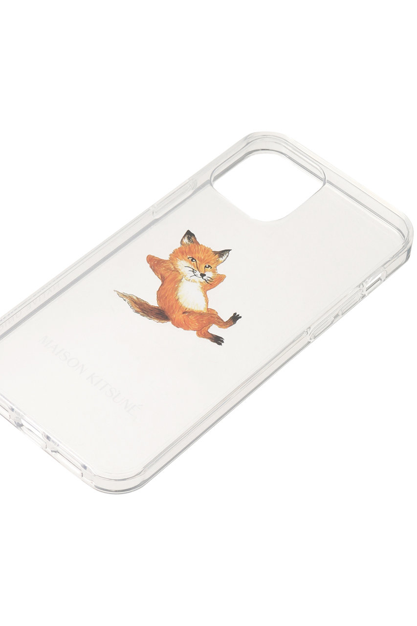 Maison Kitsune メゾン キツネ Unisex Chillax Fox Transparent Iphone Case Iphone12用 Translucide の通販 Elleshop エル ショップ