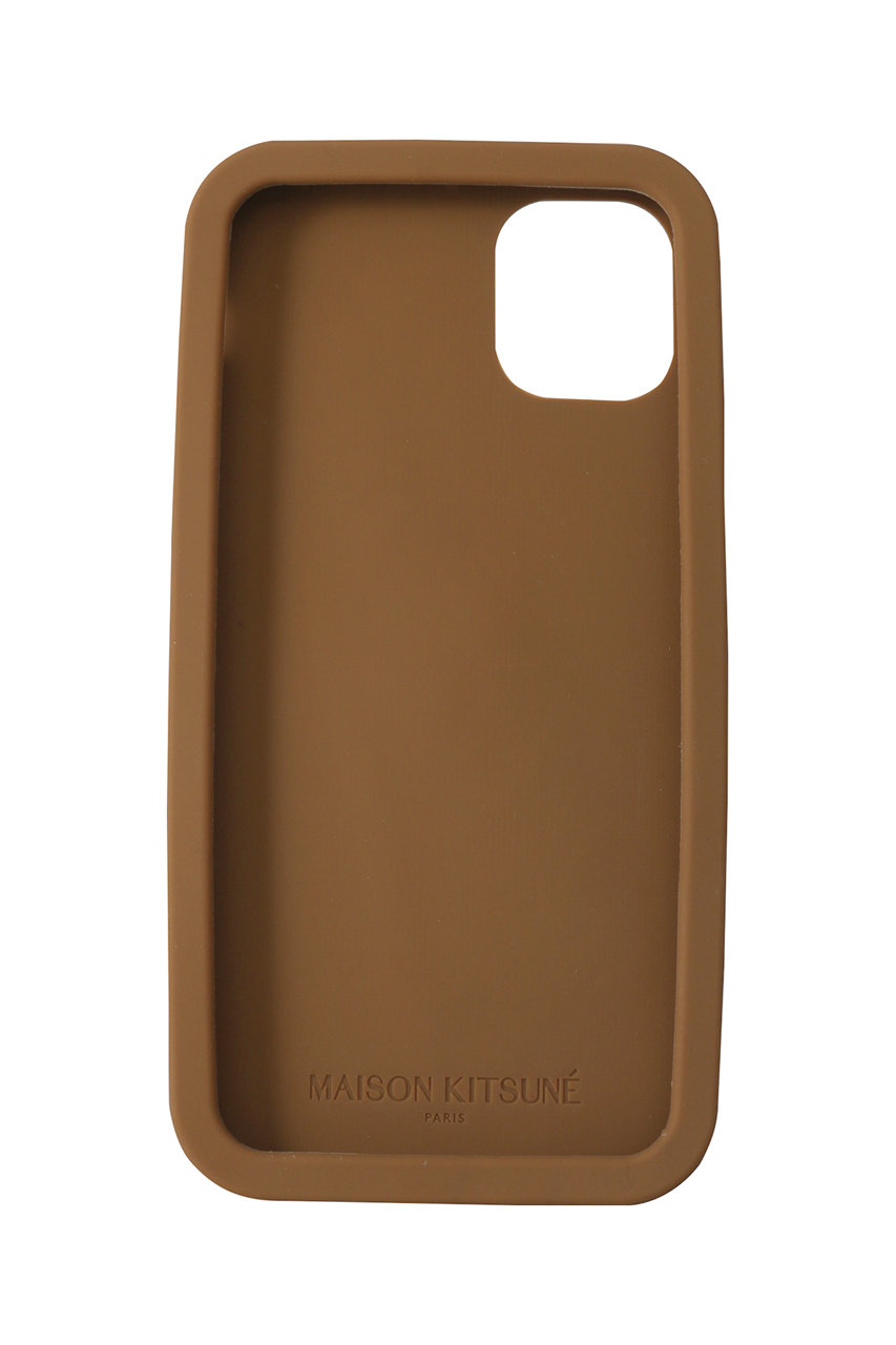 Maison Kitsune メゾン キツネ Unisex Varsity Fox Silicone Iphone Case Iphone11 Caramel の通販 Elleshop エル ショップ