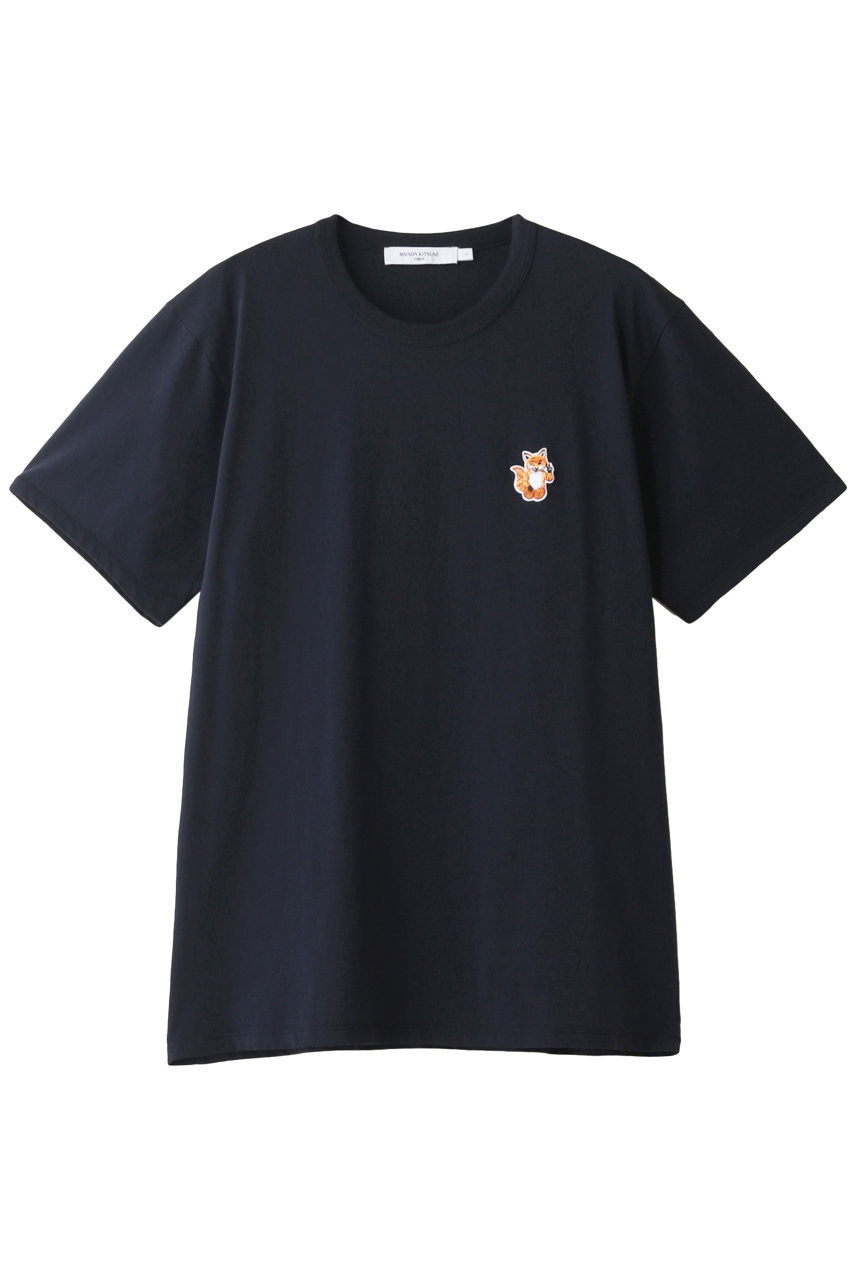 MAISON KITSUNE メゾン キツネ 【UNISEX】ALL RIGHT FOX PATCH CLASSIC TEE-SHIRT / Tシャツ ネイビー