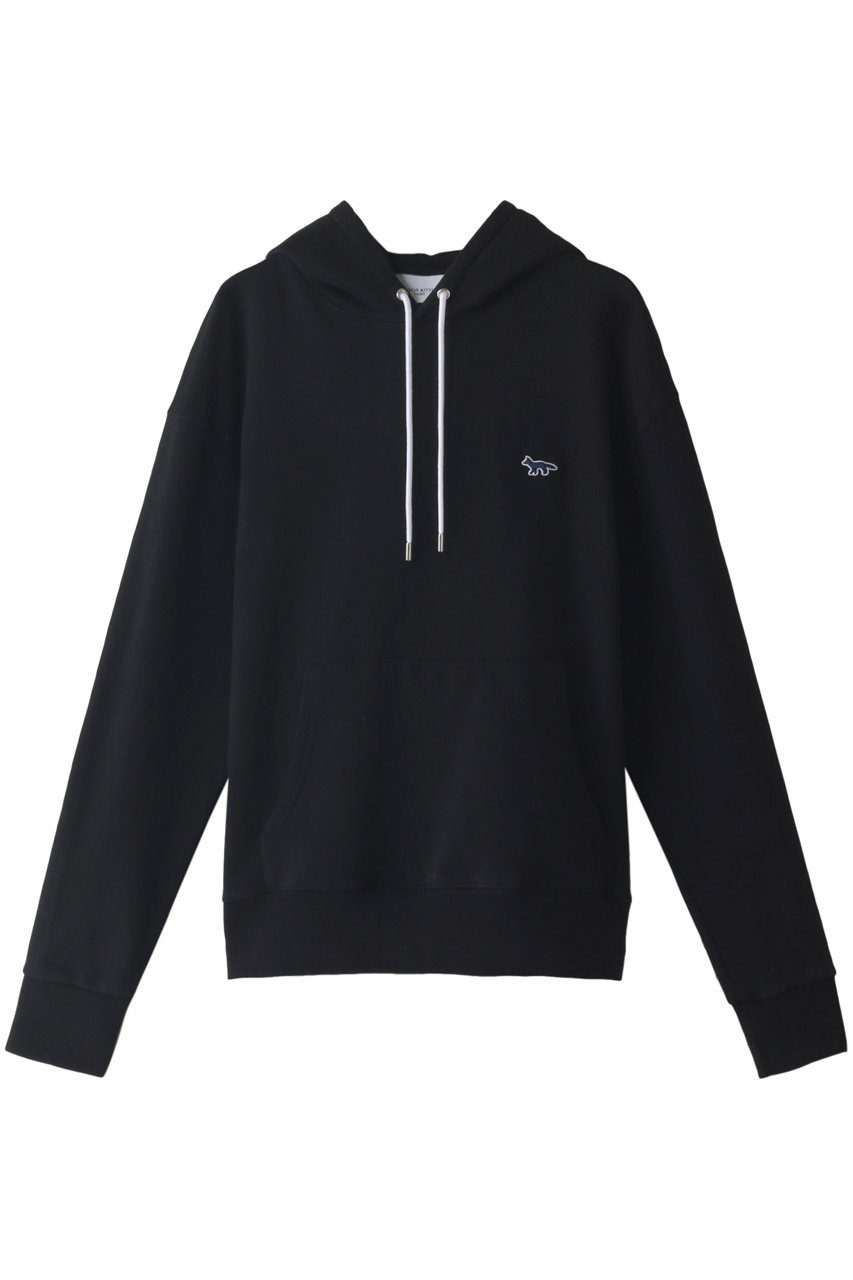 MAISON KITSUNE メゾン キツネ 【UNISEX】NAVY FOX PATCH CLASSIC HOODIE / フーディー ブラック