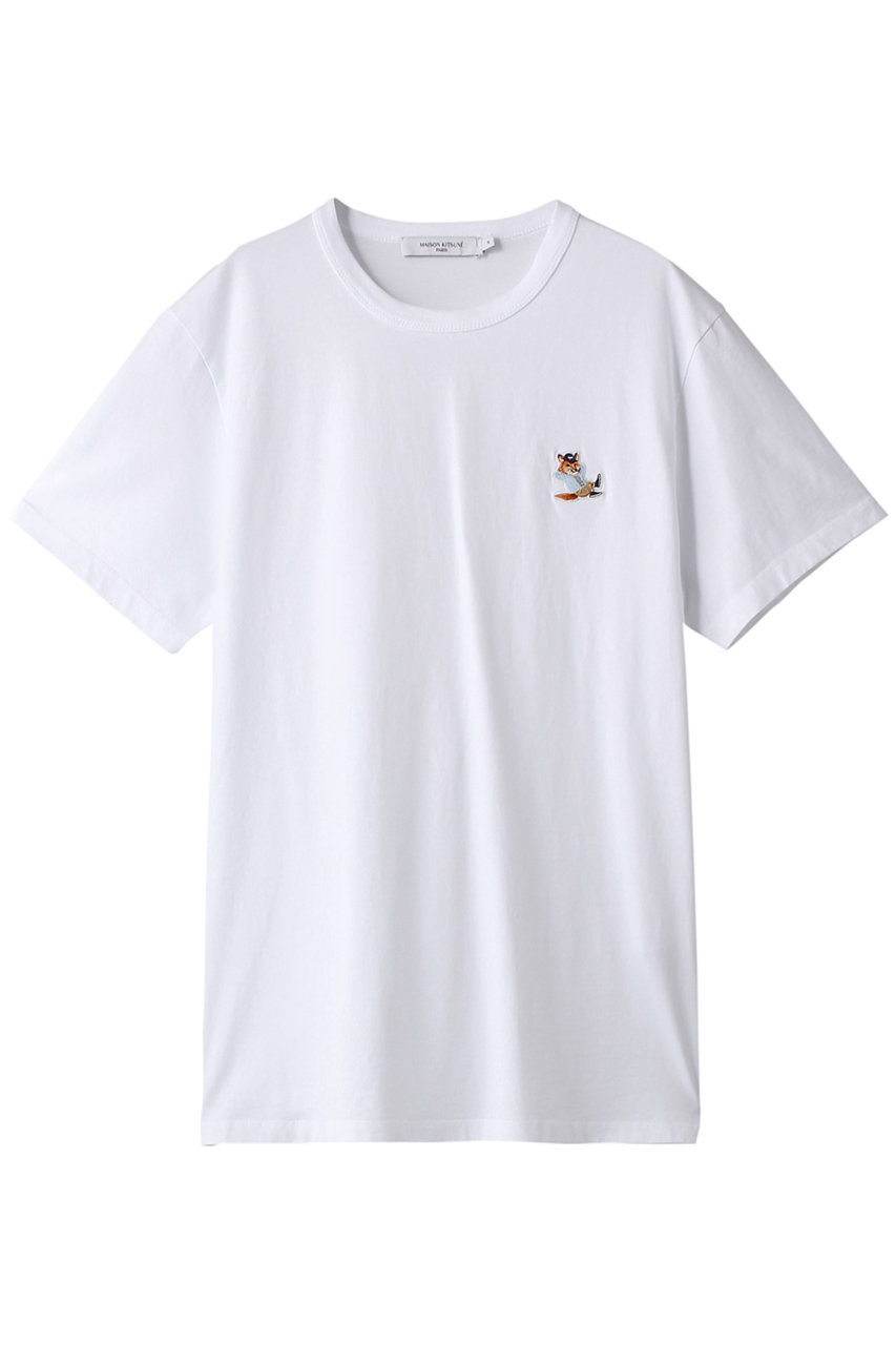 メゾン キツネ/MAISON KITSUNEのDRESSED FOX PATCH クラシックTシャツ(ホワイト/KMM12580)