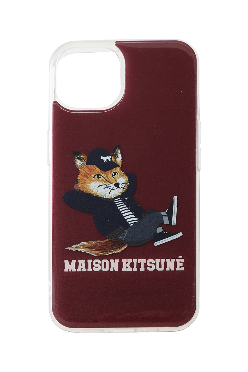 Maison Kitsune メゾン キツネ Unisex Dressed Fox Iphoneケース ワインリー の通販 Elleshop エル ショップ