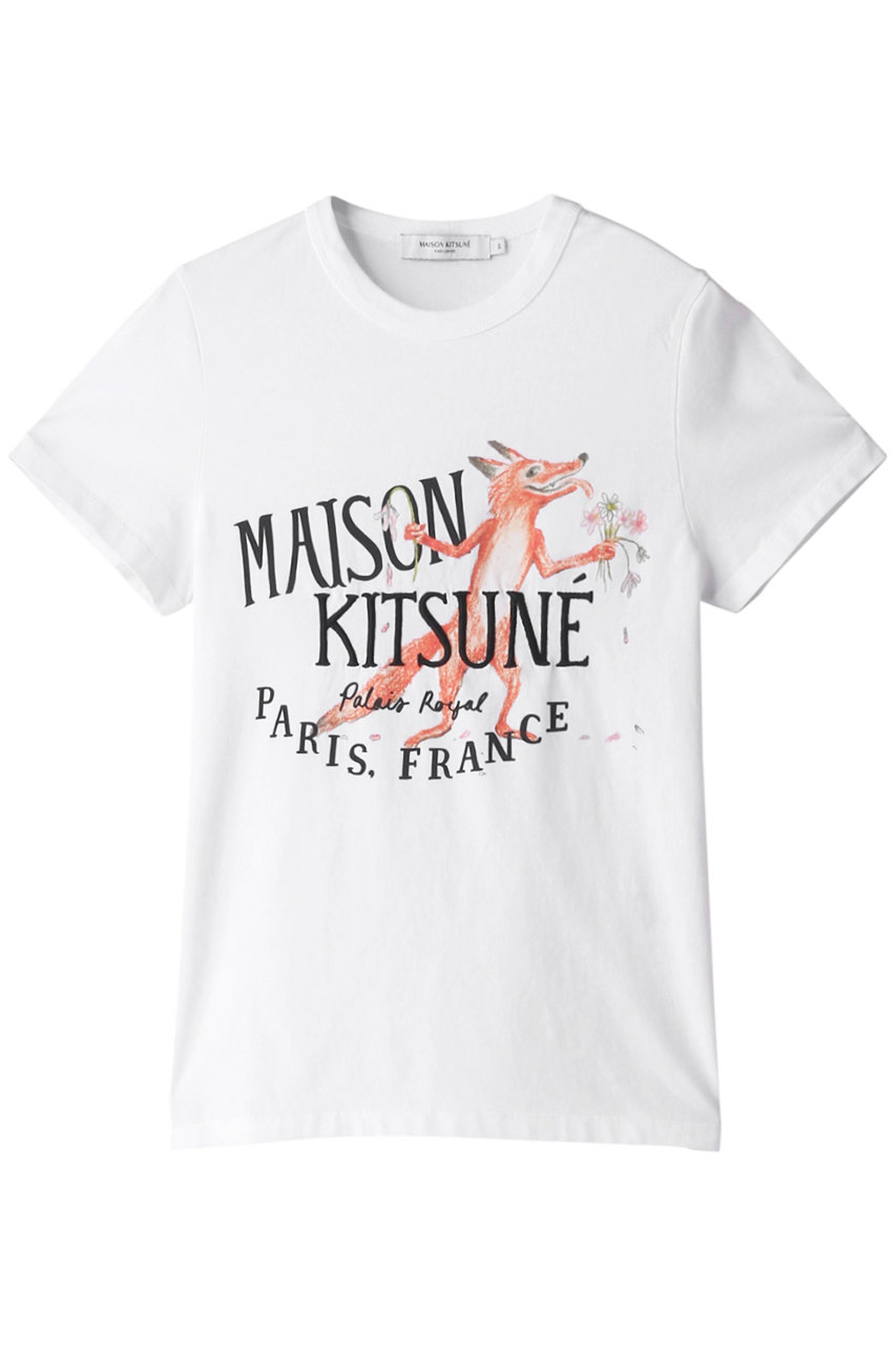 【MAISON KITSUNE×Olympia Le-Tan】FLOWER FOX クラシックTシャツ