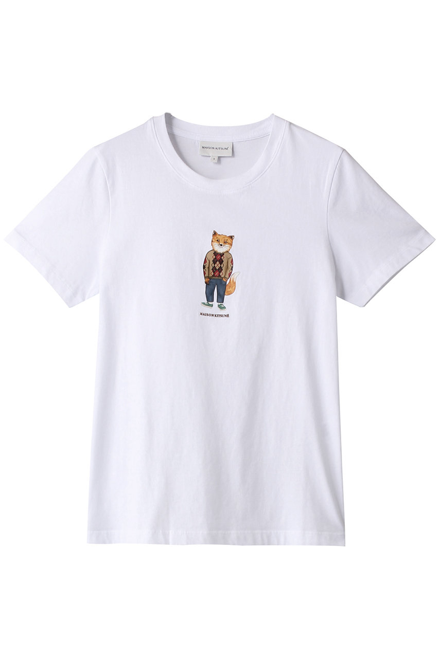 【Mサイズ】新品 メゾンキツネ Maison Kitsune Tシャツ ホワイト
