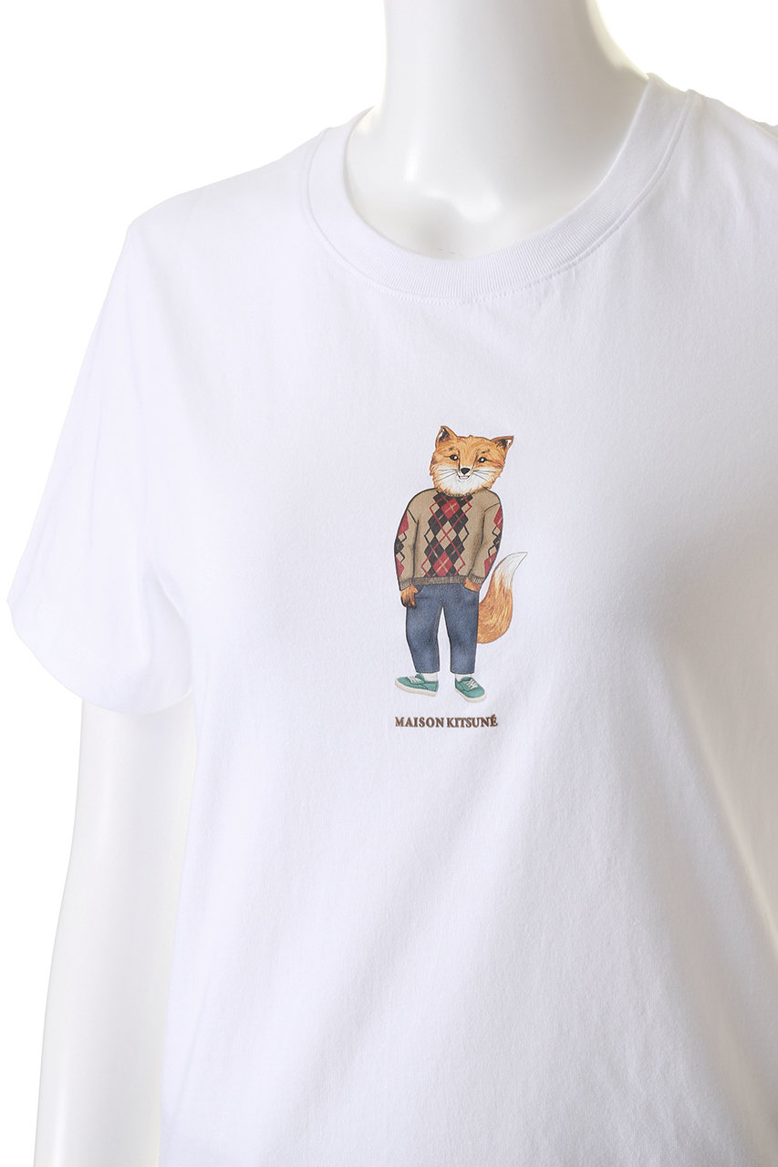 maison kitsune DRESSED FOX tシャツ white L