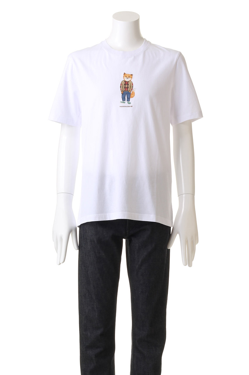 【新品】Maison KITSUNE メゾンキツネ　Sサイズ　Tシャツ　ホワイト