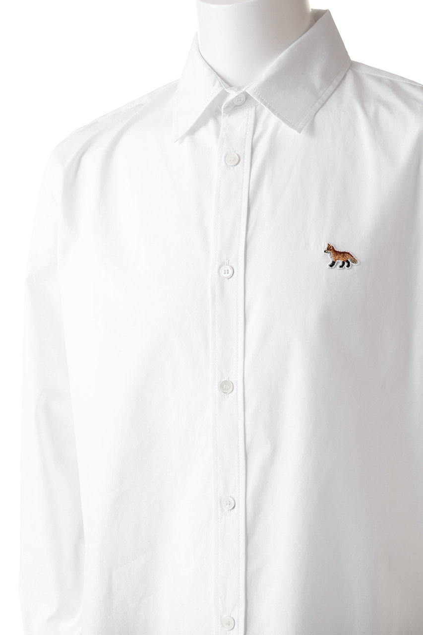 【MEN】CLASSIC SHIRT WITH BABY FOX PATCH IN コットンポプリンシャツ