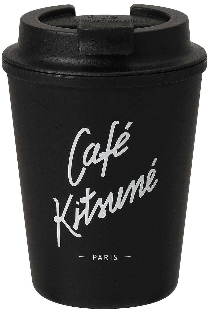 メゾン キツネ/MAISON KITSUNEの【UNISEX】【CAFE KITSUNE】 COFFEE タンブラー(ブラック/KUI60010)