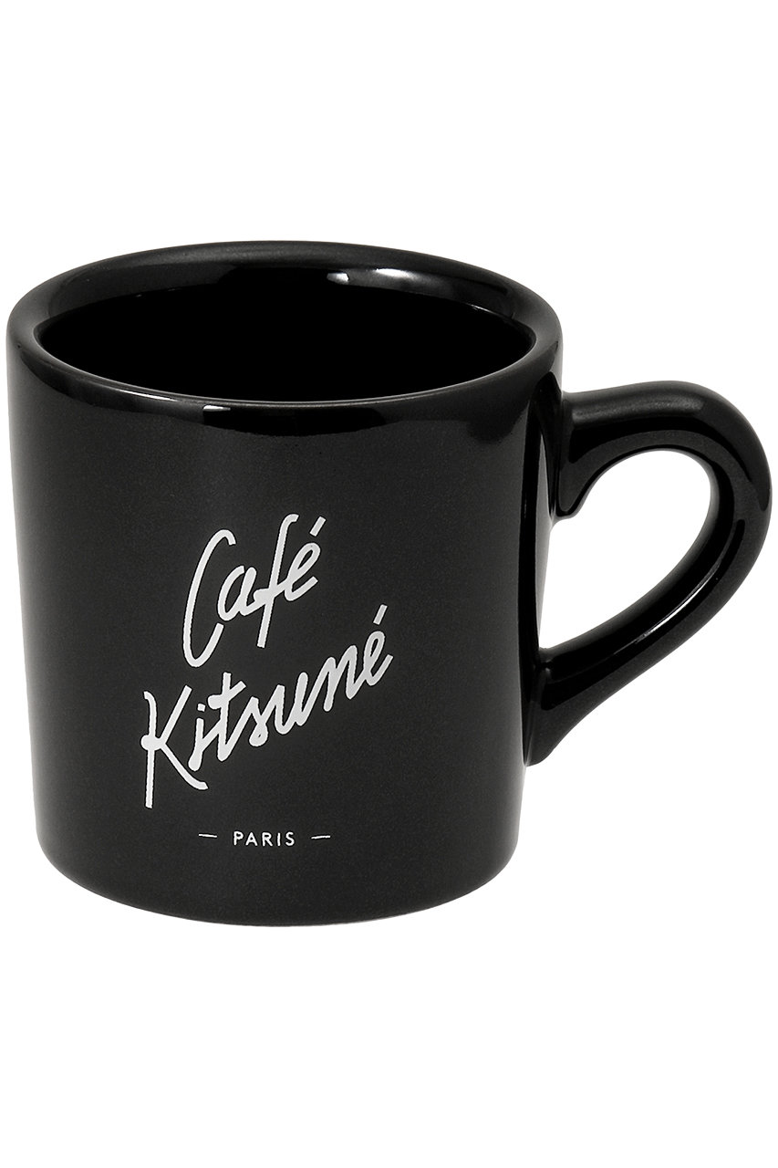 メゾン キツネ/MAISON KITSUNEの【UNISEX】【CAFE KITSUNE】マグカップ(ブラック/KUI60500)