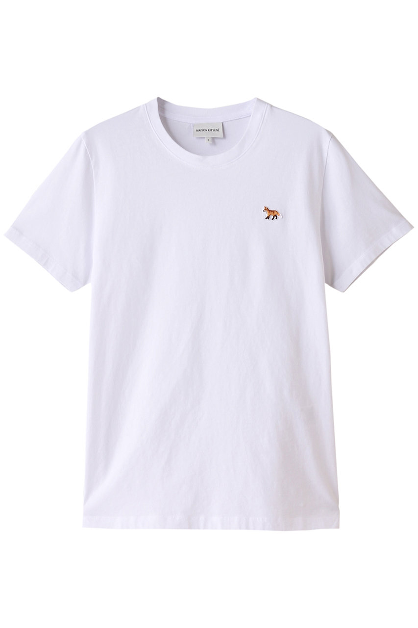 メゾン キツネ/MAISON KITSUNEのFOX HEAD PATCH レギュラー Tシャツ(ホワイト/MW00110KJ0008)