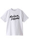 【MEN】MAISON KITSUNE HANDWRITING COMFORT Tシャツ メゾン キツネ/MAISON KITSUNE ホワイト/ブラック