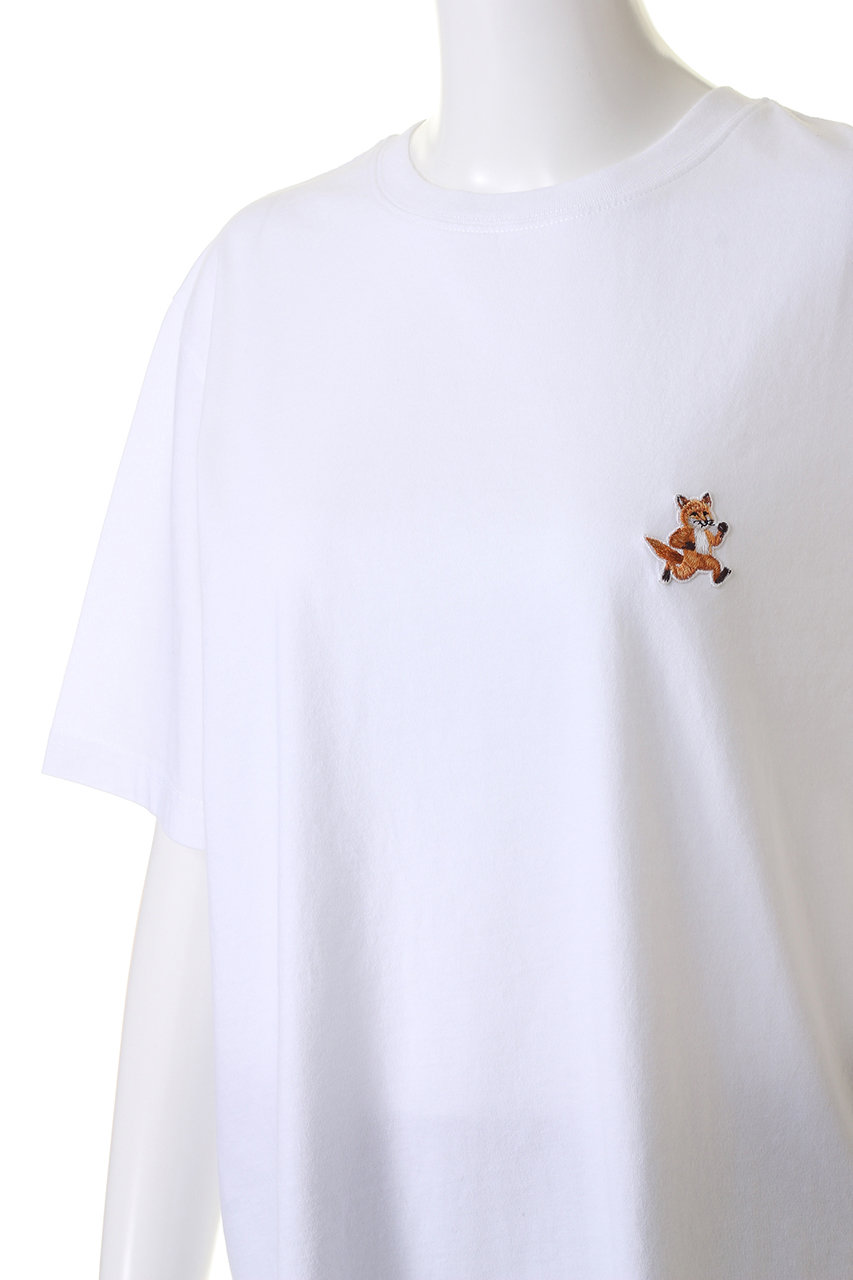 MAISON KITSUNE(メゾン キツネ)｜【MEN】SPEEDY FOX PATCH COMFORT Tシャツ/ホワイト  の通販｜ELLESHOP・(エル・ショップ)